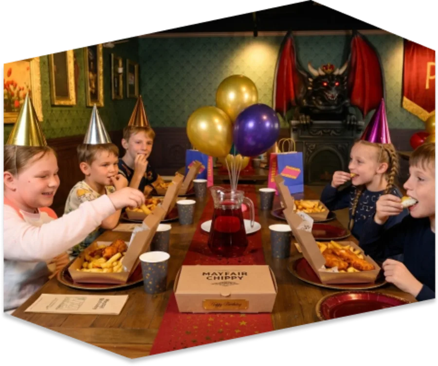 Platinum Birthday Package Mayfair Chippy Edition