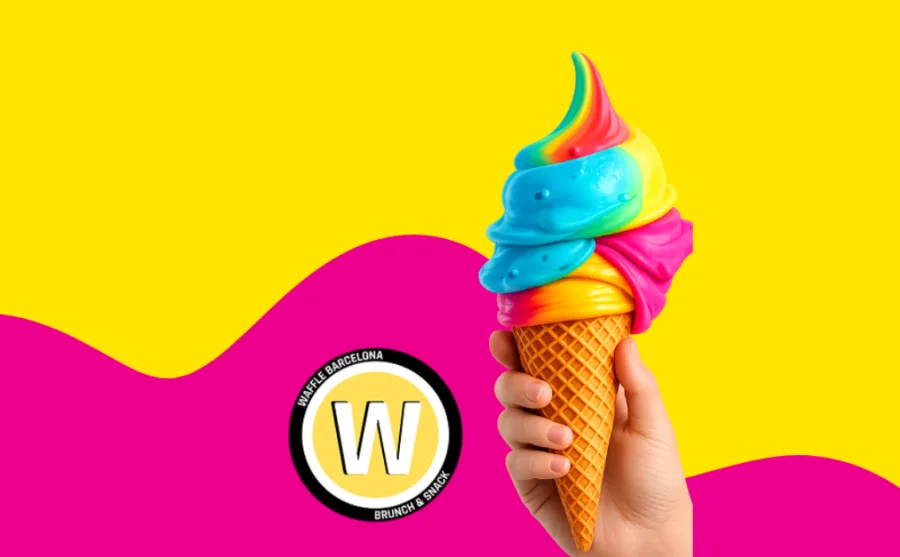 FREE ICE CREAM WITH WAFFLE BARCELONA
